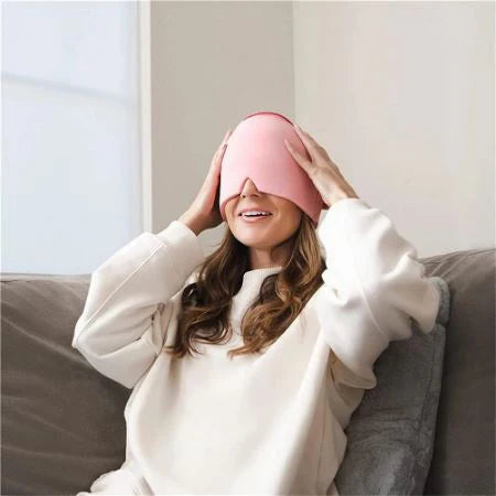 Masque Rafraîchissant Anti-Migraine - Soulagement Instantané & Naturel