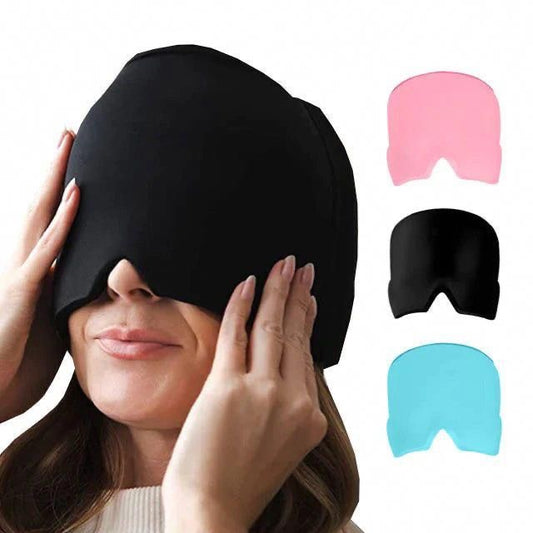 Masque Rafraîchissant Anti-Migraine - Soulagement Instantané & Naturel